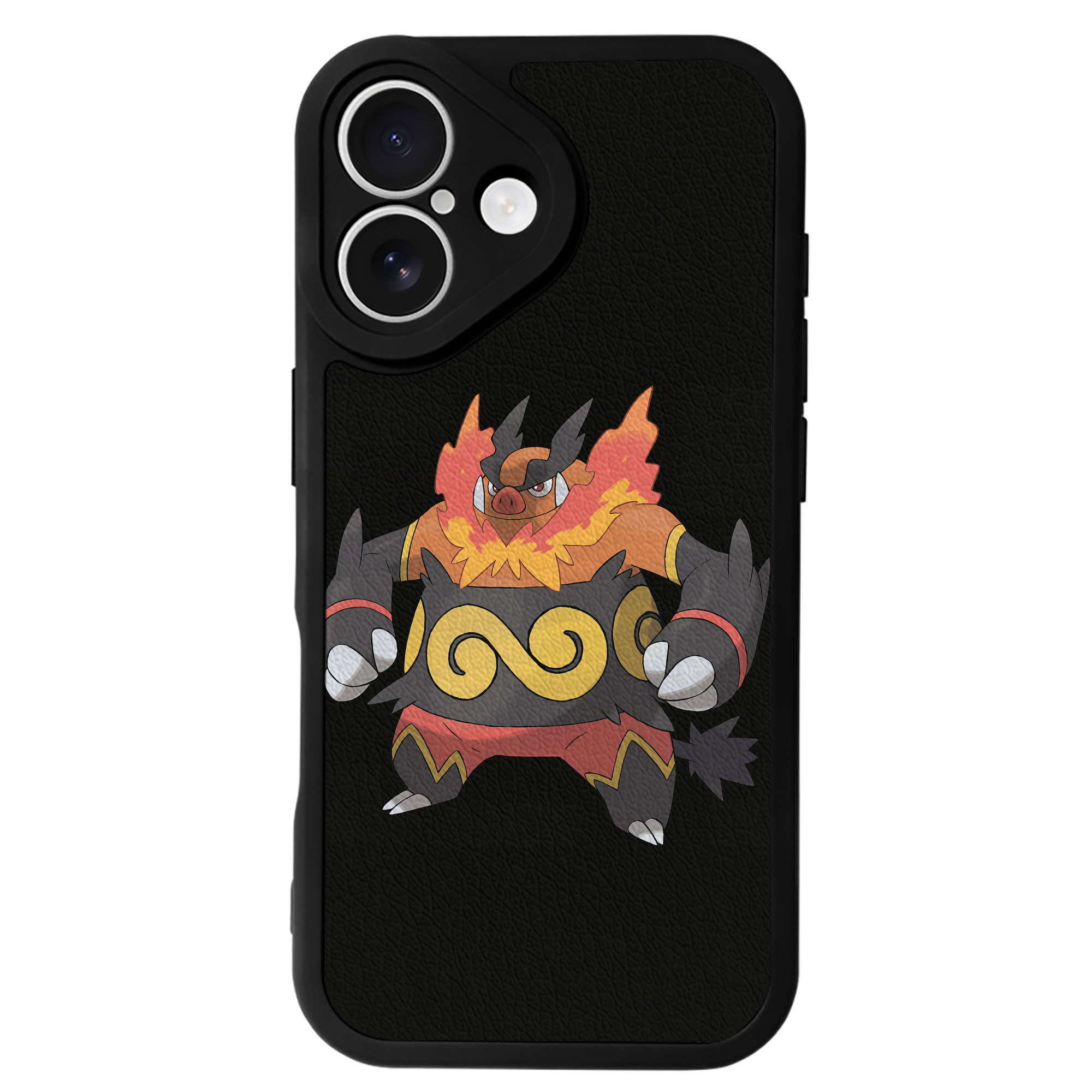 ポケットモンスター Pokémon 【iPhone 16シリーズ対応】シリコンスマホケース（レザー調） 材質：シリコン